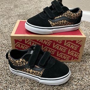 Toddler Cheetah print Vans